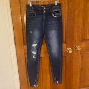 Kancan Signature Kurvy Ultra High Rise Ankle Skinny Jeans